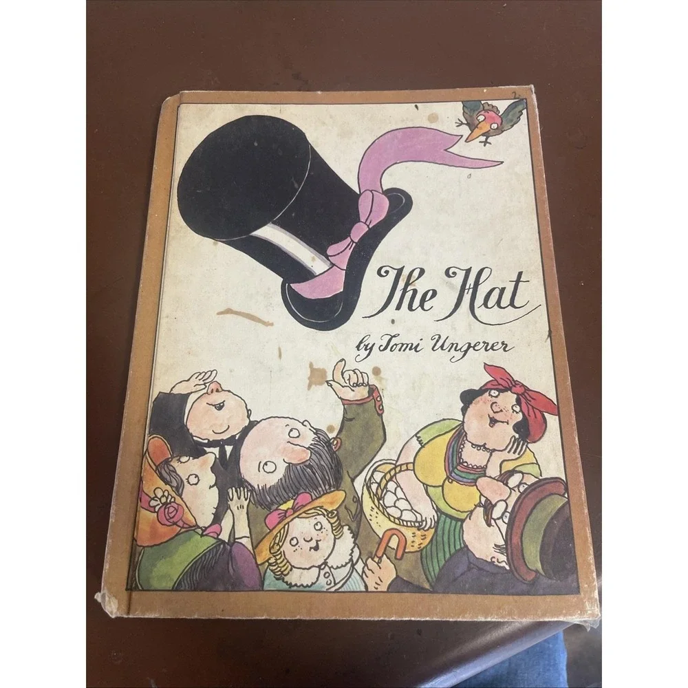 The Hat By Tomi Ungerer (1970 Hardcover) Parent's Magazine Press Vintage